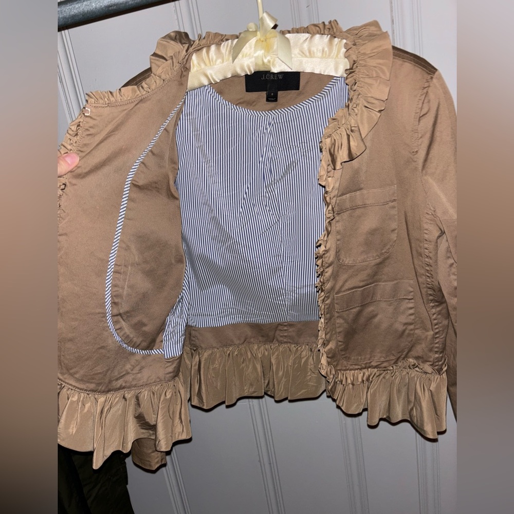 J.crew Chino Ruffle Jacket - Picture 6 of 9